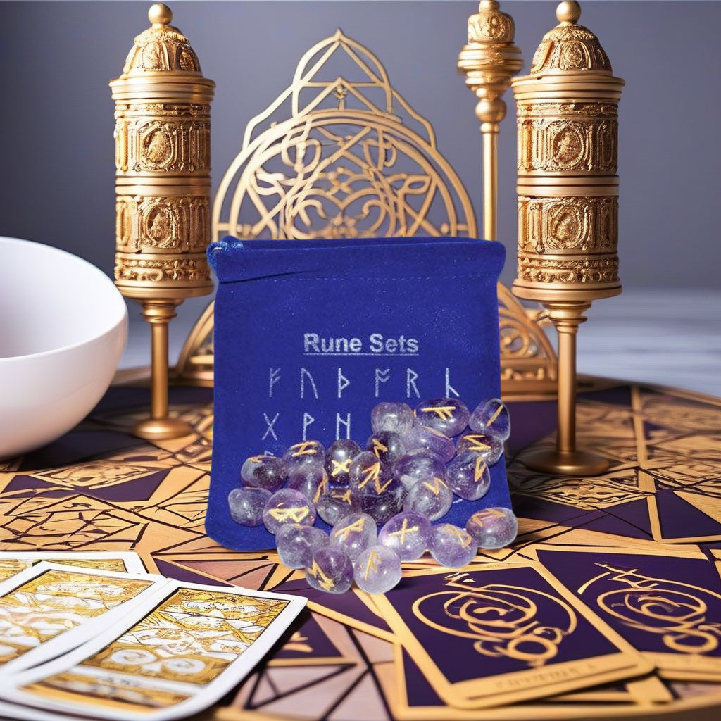Unlock Ancient Wisdom with the Amethyst Rune Set