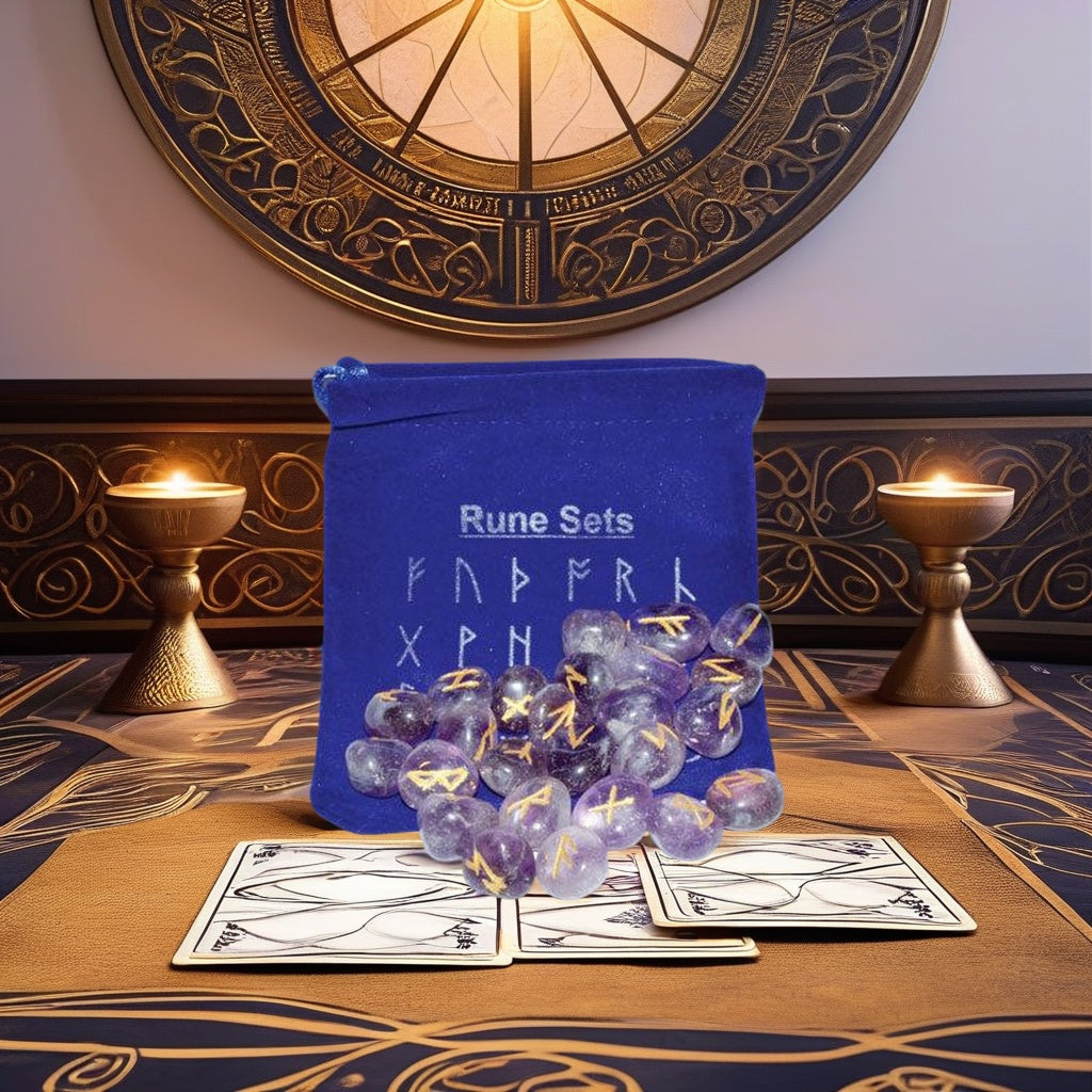 Unlock Ancient Wisdom with the Amethyst Rune Set