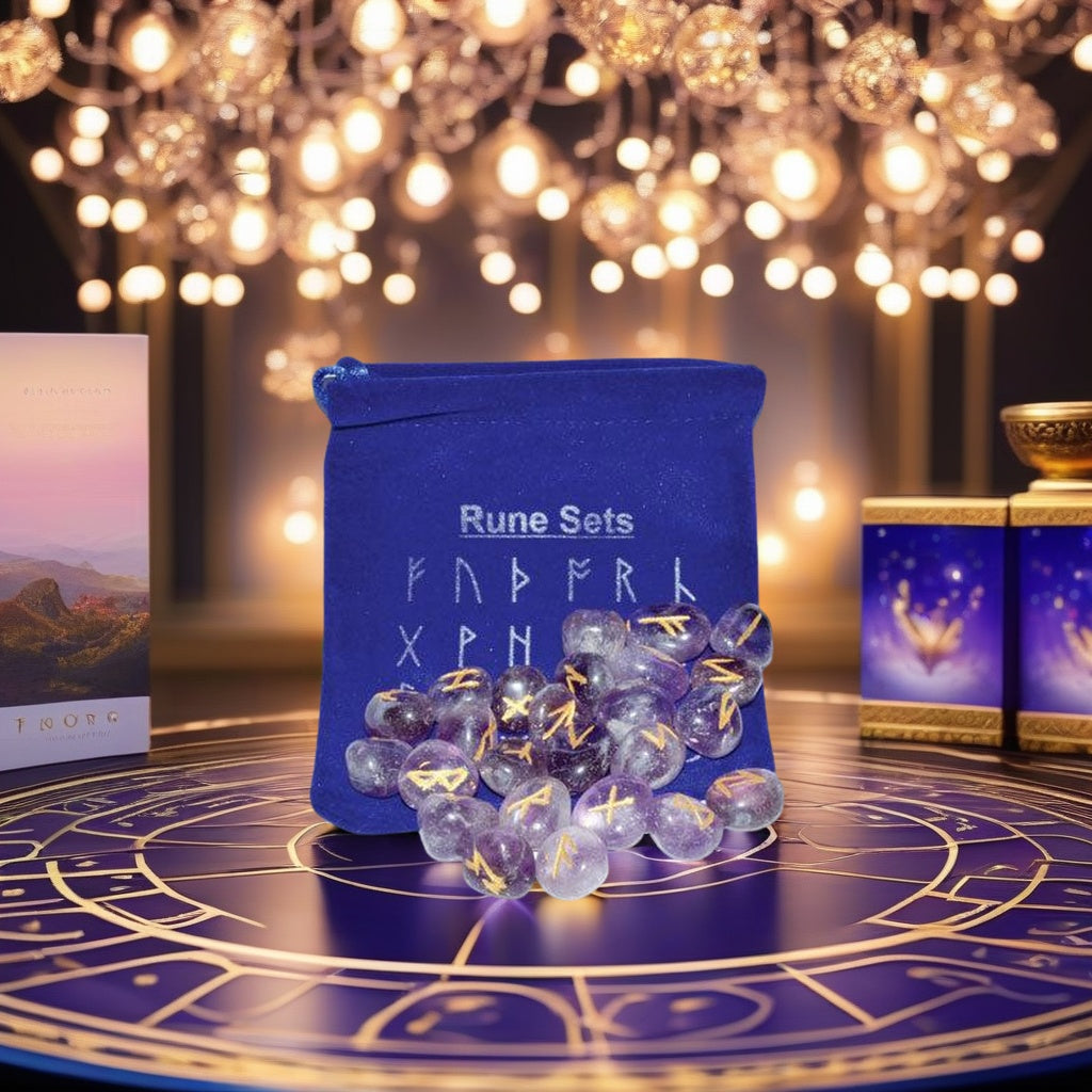 Unlock Ancient Wisdom with the Amethyst Rune Set