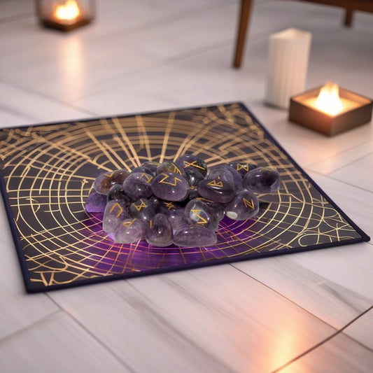 Unlock Ancient Wisdom with the Amethyst Rune Set