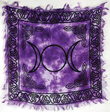 Triple Moon Altar Cloth – 18" x 18"