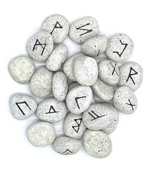 Ceramic Rune Set – Elder Futhark Divination Stones