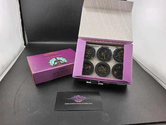 Seven Chakras Resin Incense – 6 Pack