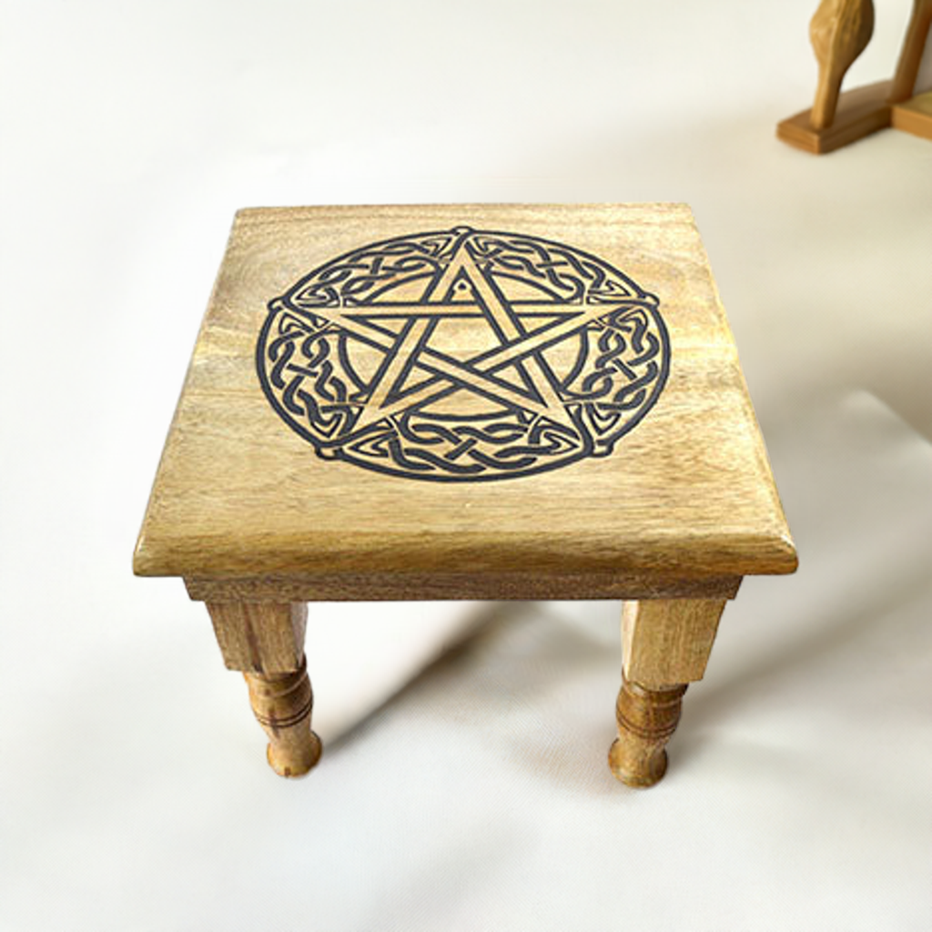 Pentagram Altar Table  (9” x 9” x 8”)