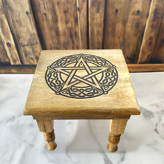 Pentagram Altar Table  (9” x 9” x 8”)