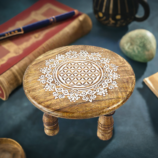 Flower of Life Altar Table – 6" x 4"