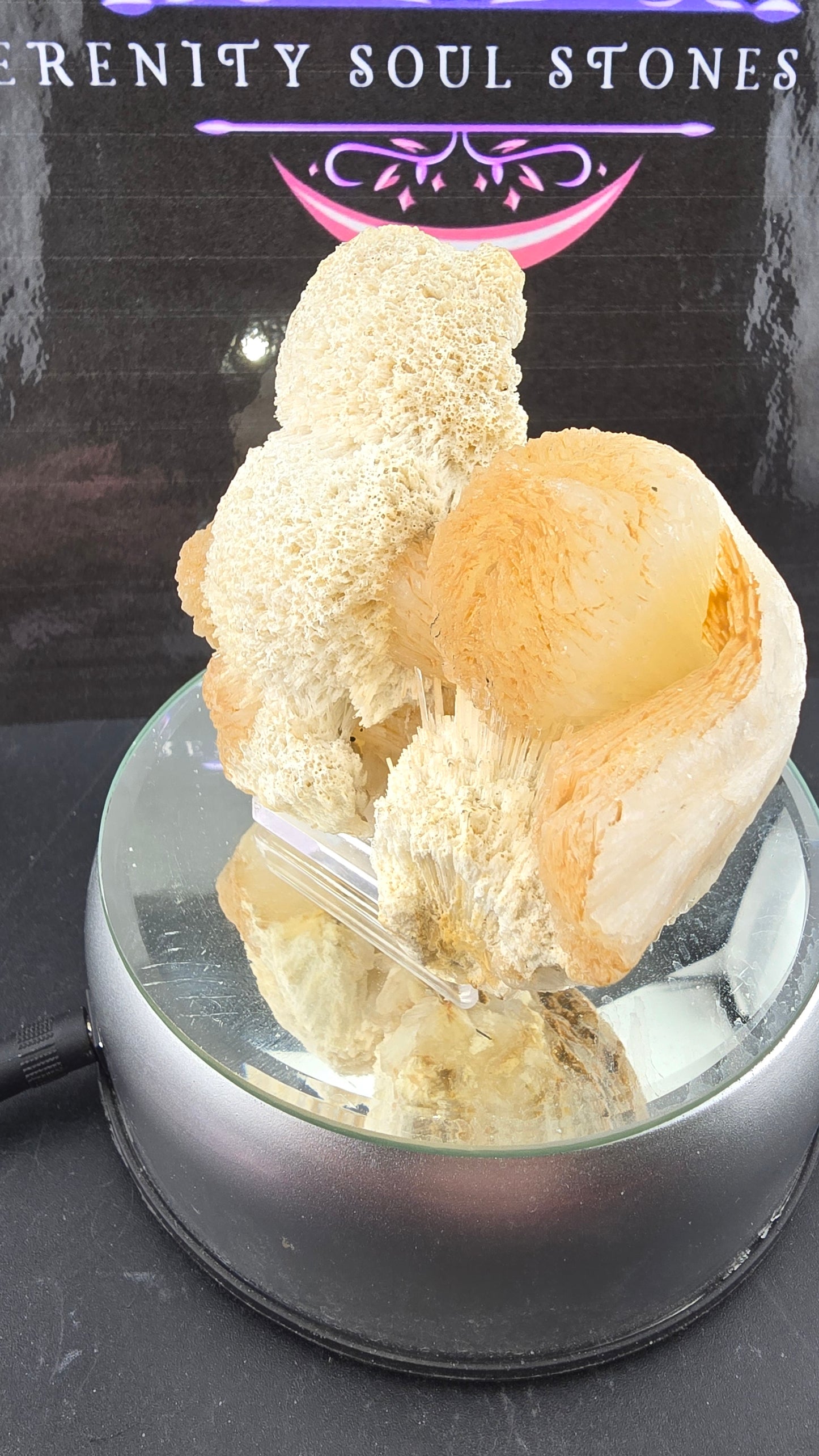 Natrolite and Stilbite Specimen 0.41 lbs