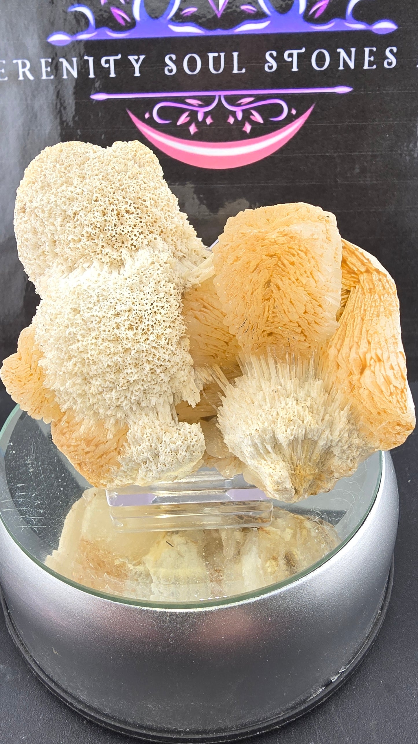 Natrolite and Stilbite Specimen 0.41 lbs
